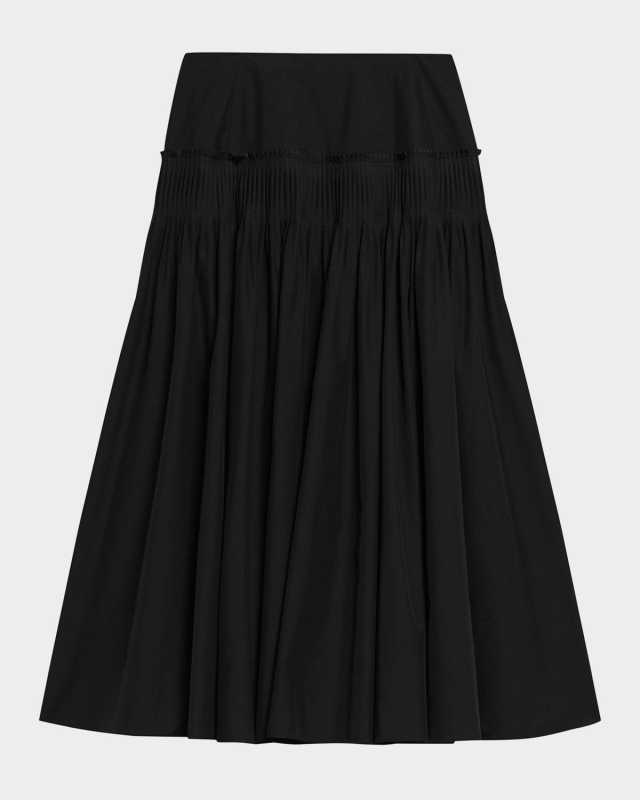 High-Rise Yoke Skirt